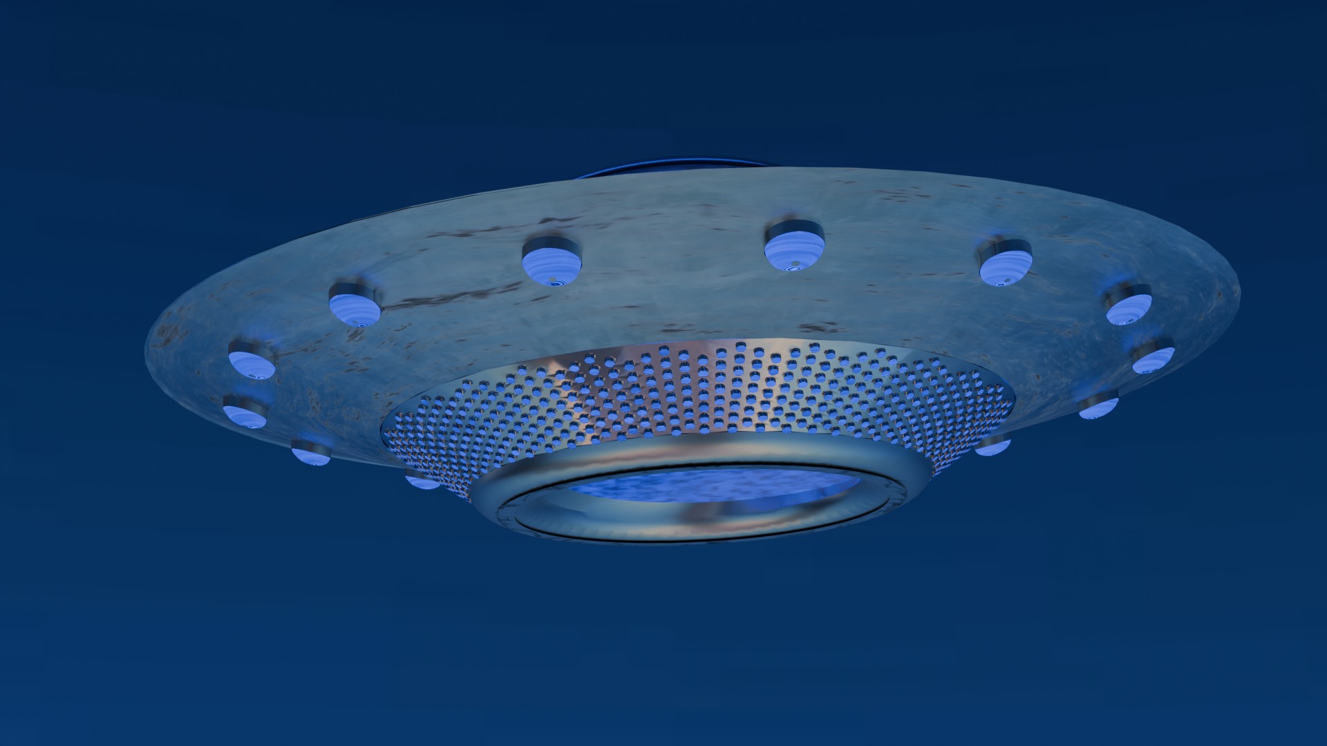 Flying Saucer Free 3D model_3