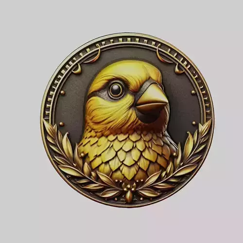 Canary Animal Head Canary Animal Medallion 