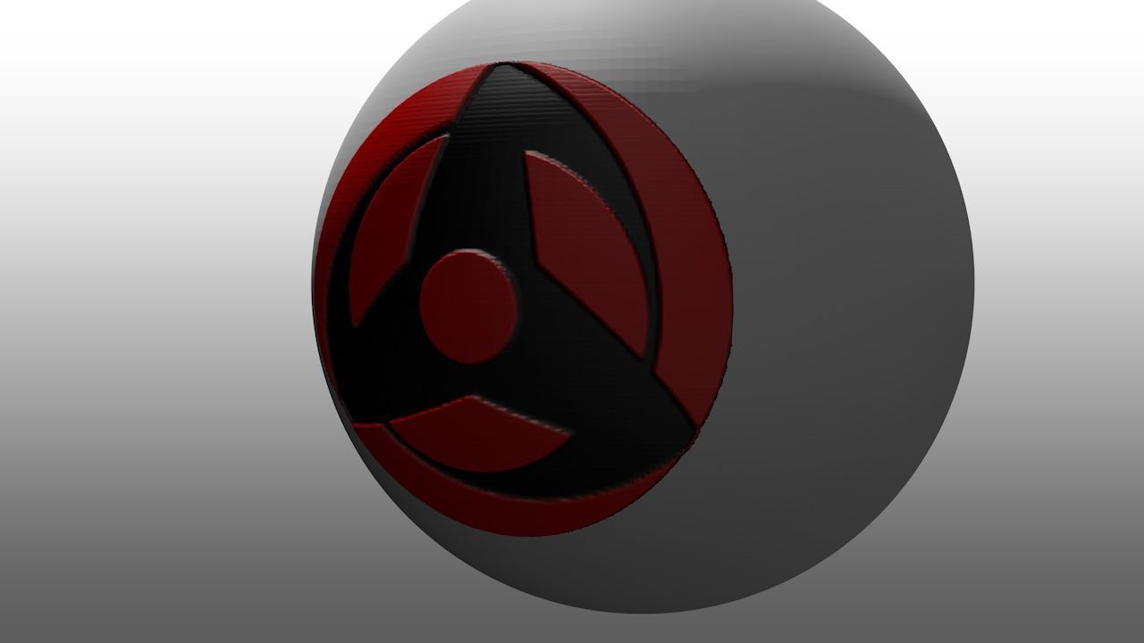 Mangekyo Sharingan Kakashi Hatake-Obito Uchiha 3D print model_2