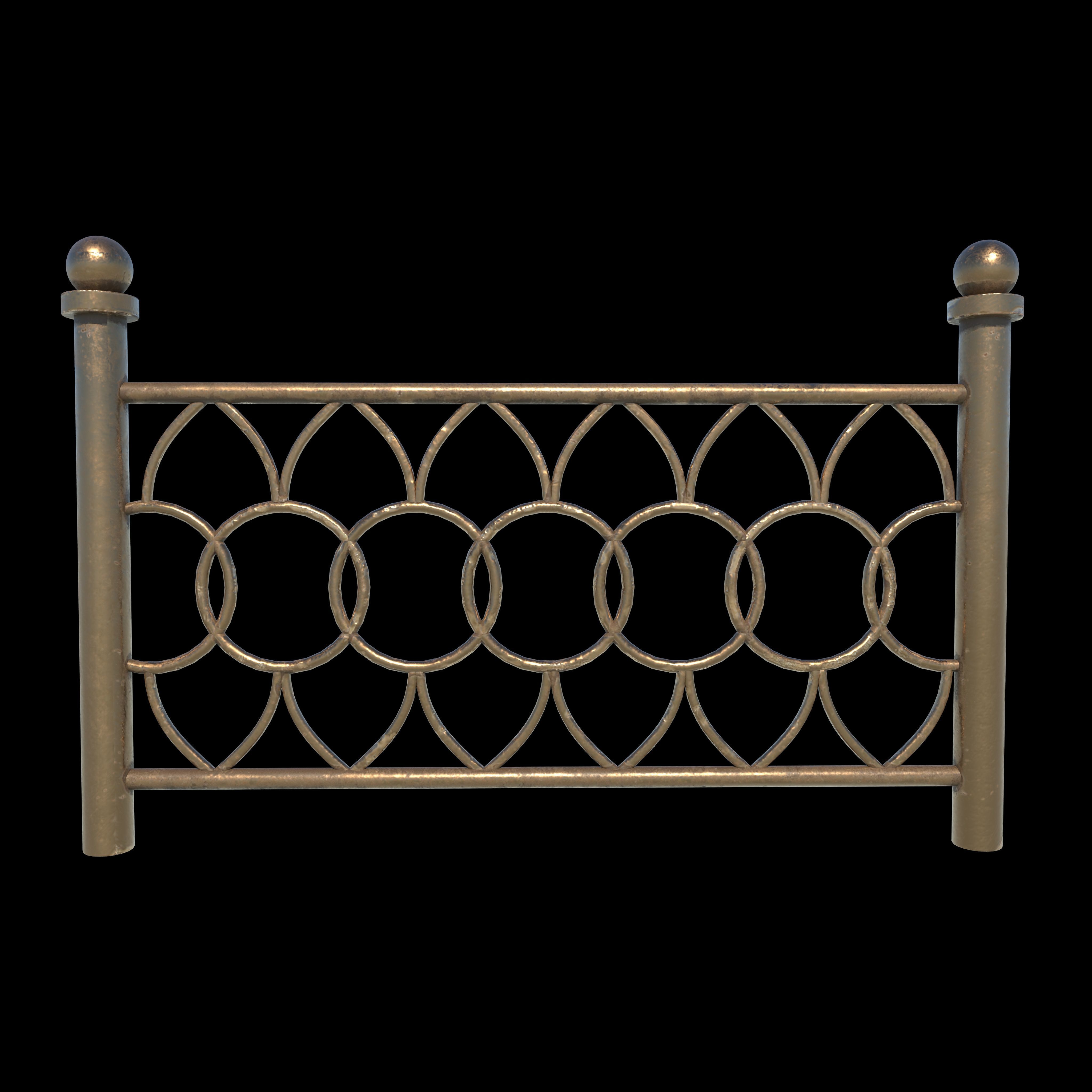 Railing  Pack 3D model_3