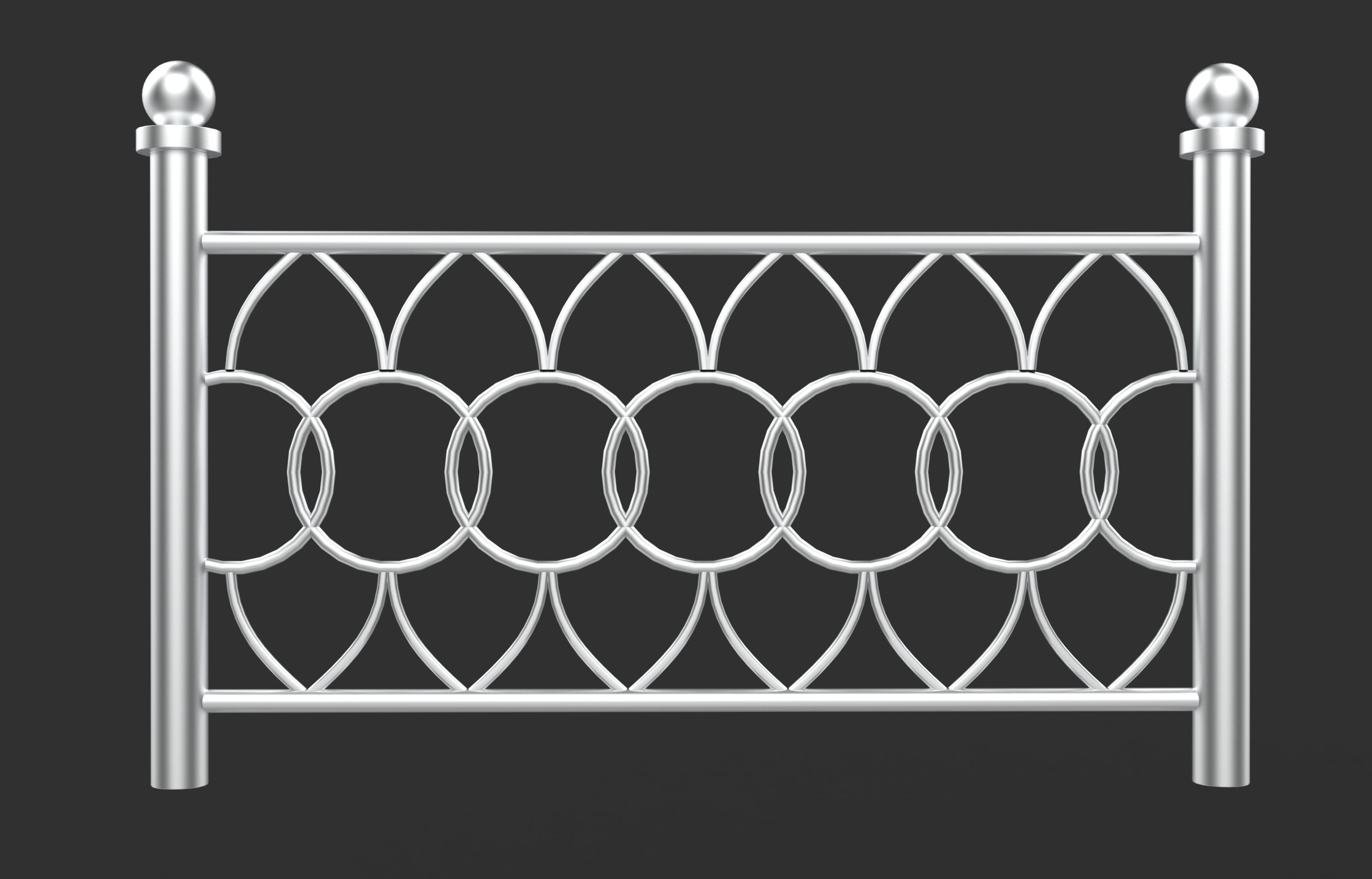 Railing  Pack 3D model_12