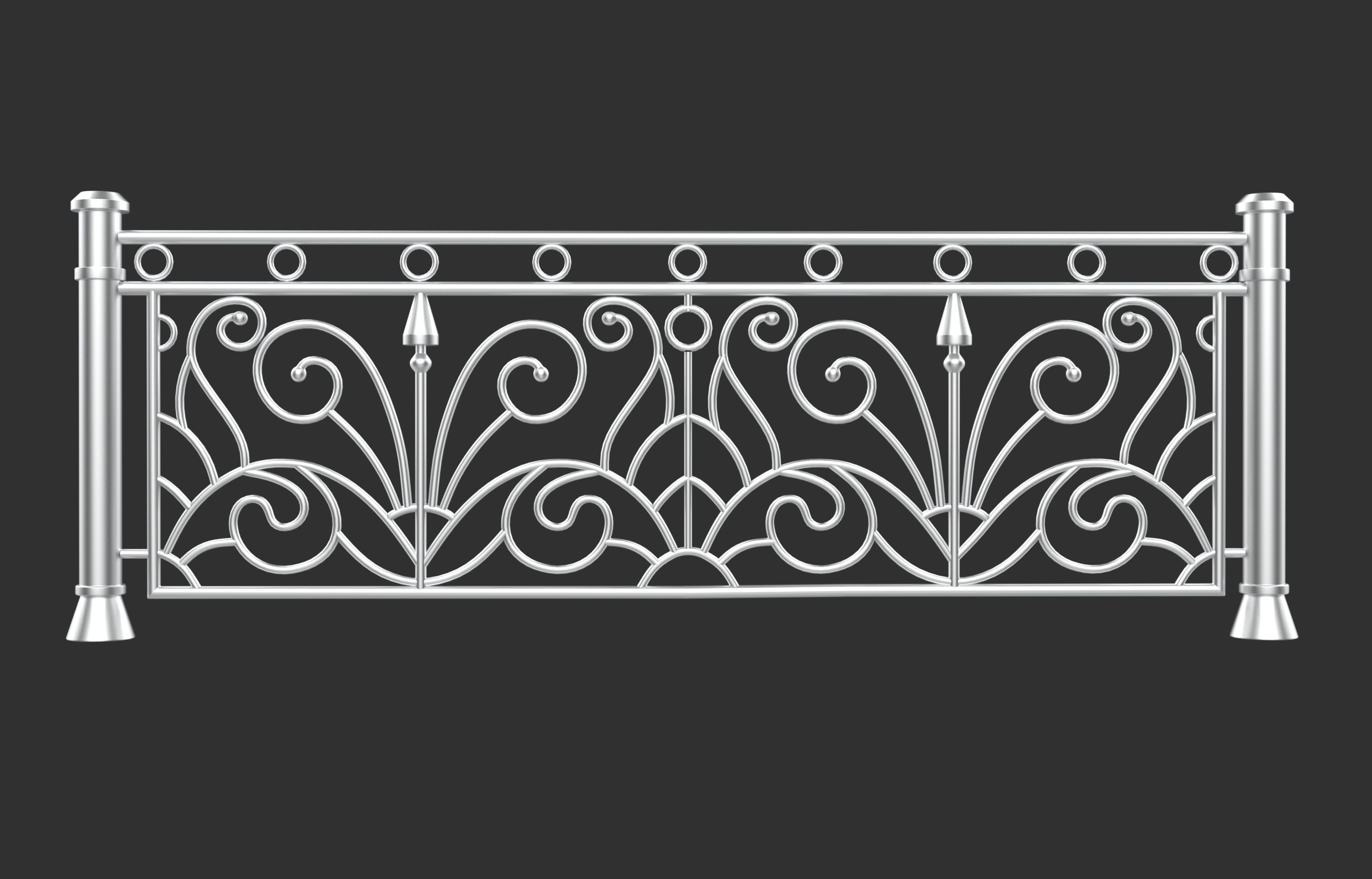 Railing  Pack 3D model_10