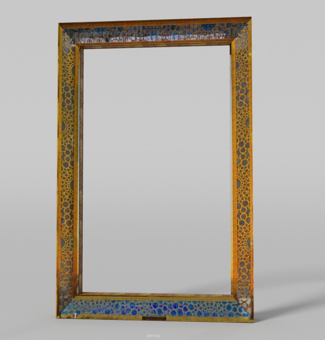 Dubai Frame UAE 3D model_2