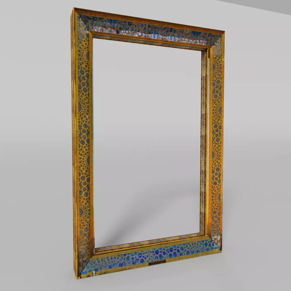 Dubai Frame UAE 3D model_0