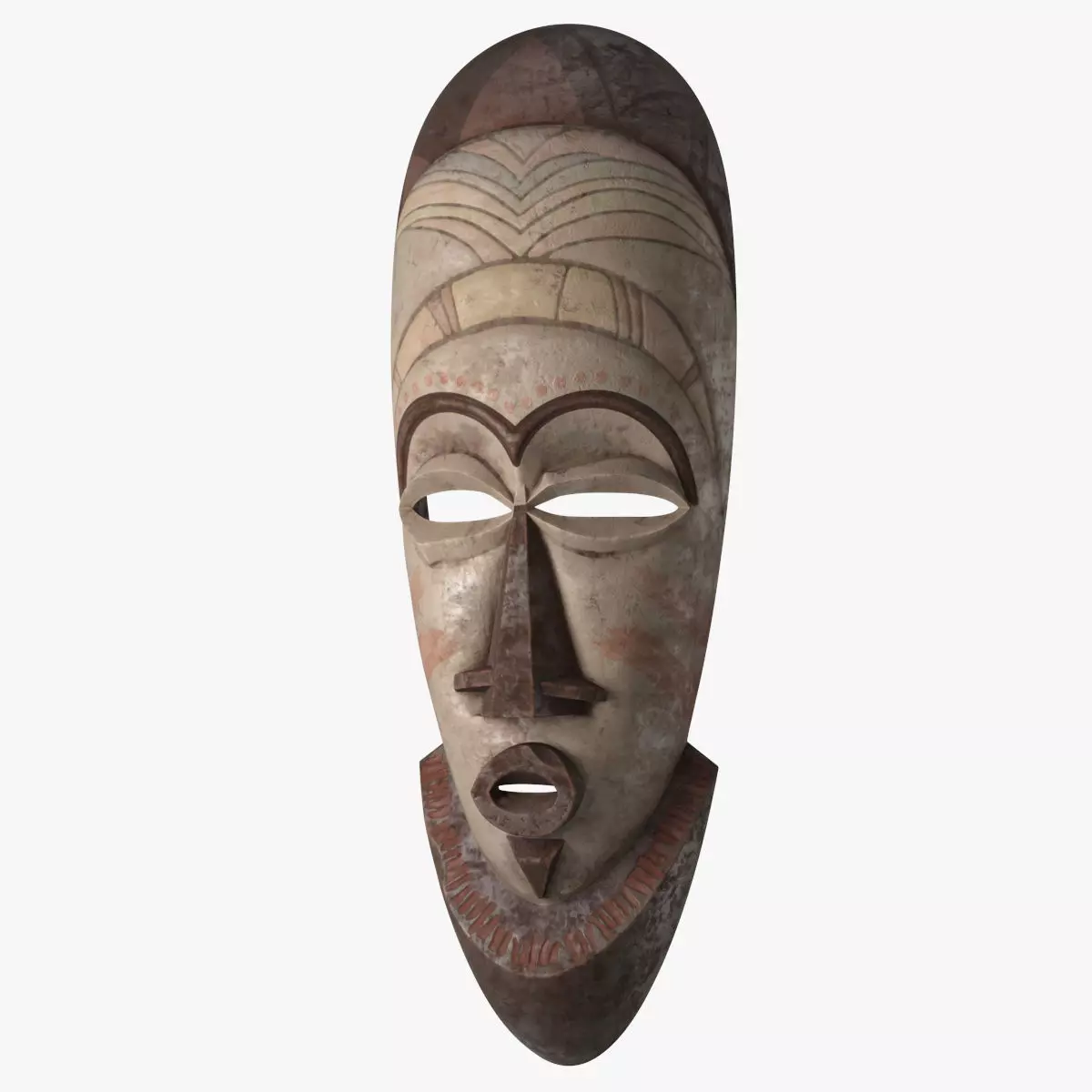 African Mask 3D model_0