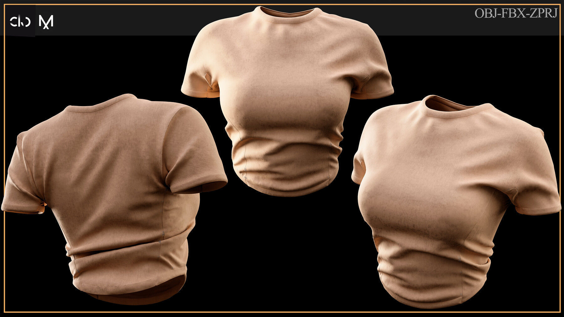 5 Woman Clothes 3D print model_4