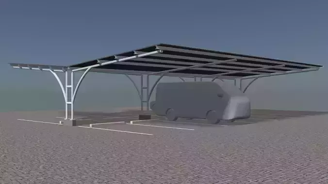 Carport 24u02 3D model