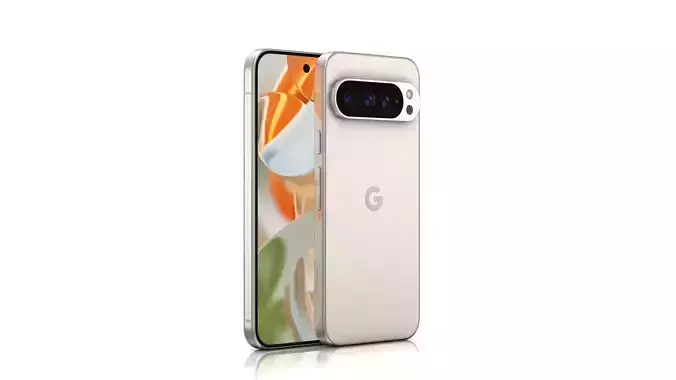 Google Pixel 9 Pro Low-poly 3D model