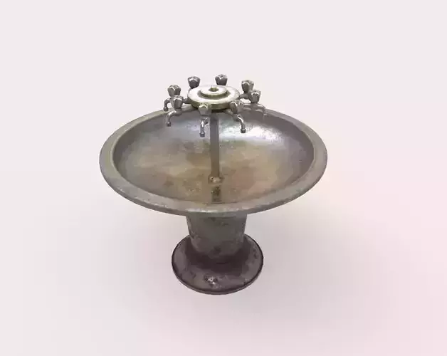 Multiple Drinking Water Taps 3D model