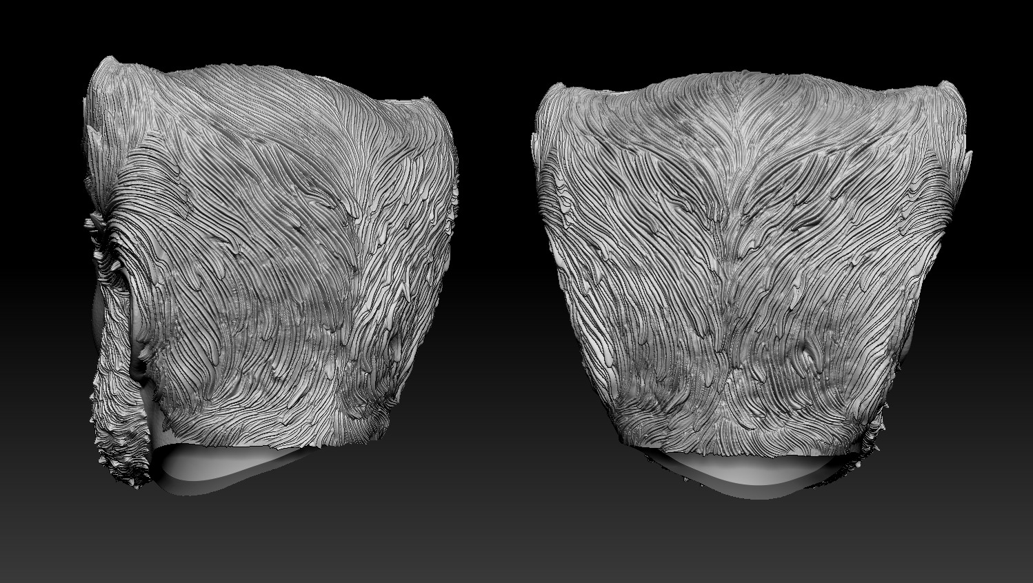 Henry Cavill Wolverine head three pack 3d printable 3D print model_14