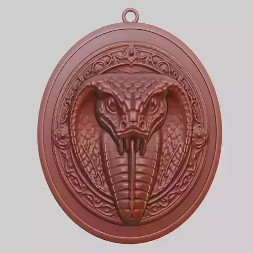 Snake Animal Pendant Snake Animal Medallion 