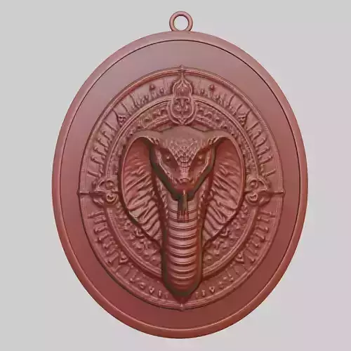Snake Animal Pendant Snake Animal Medallion 