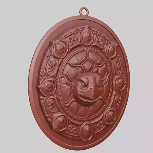 Turtle Animal Pendant Turtle Animal Medallion 