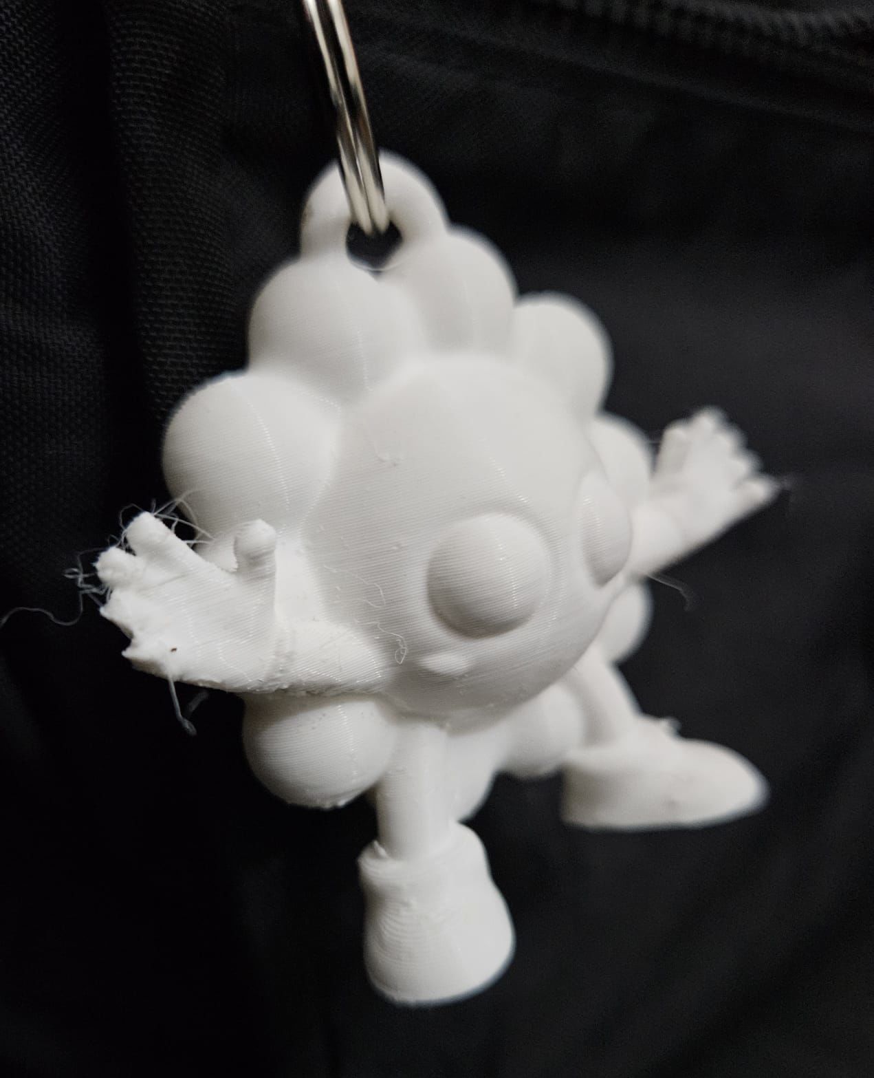 Sun Keychain 3D print model_16