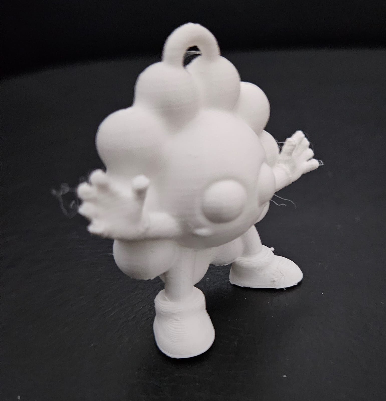 Sun Keychain 3D print model_5