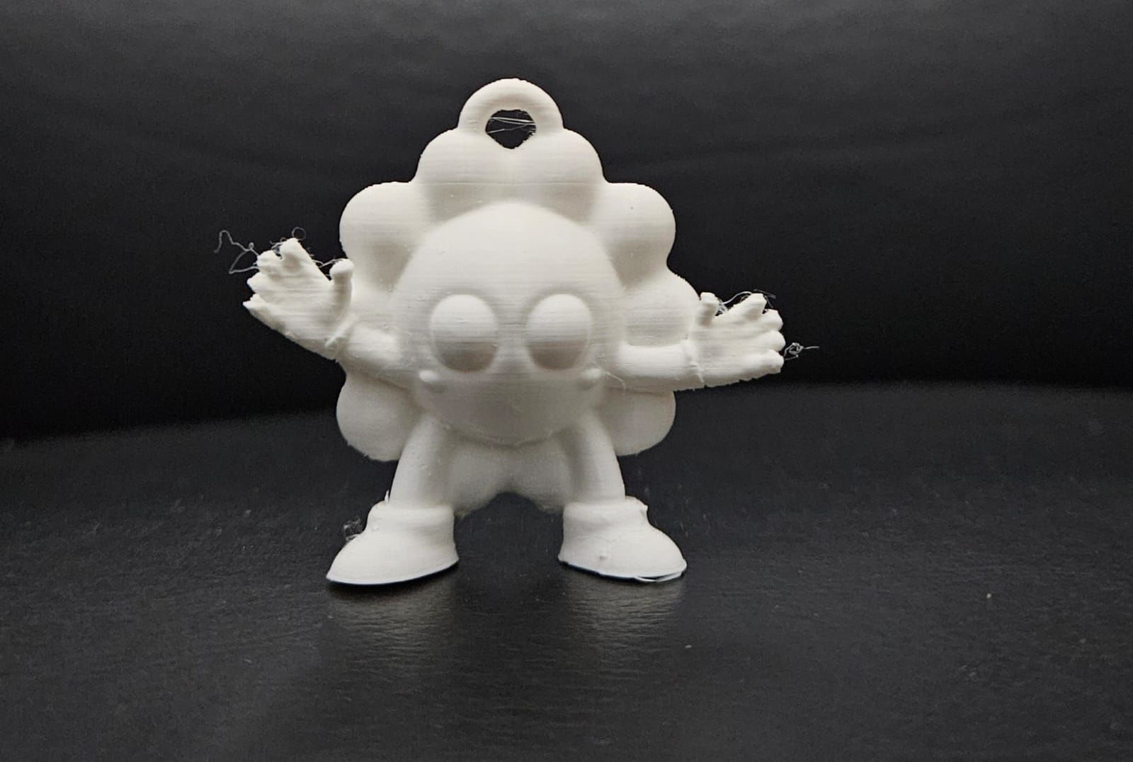 Sun Keychain 3D print model_4