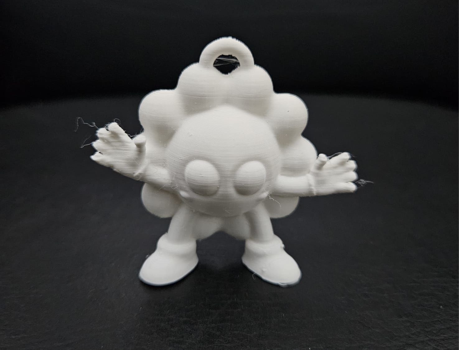 Sun Keychain 3D print model_12
