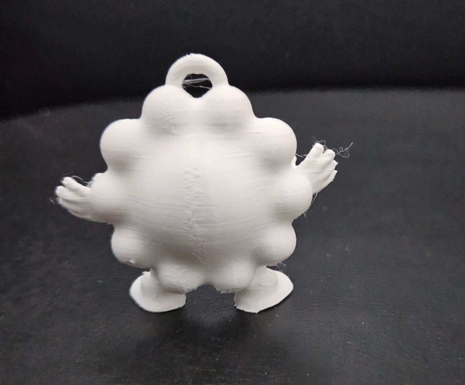 Sun Keychain 3D print model_7