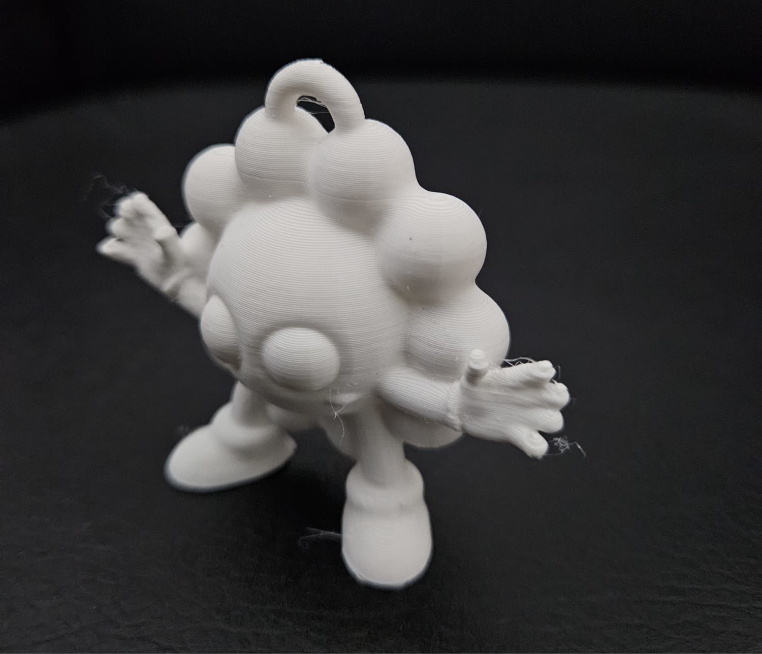 Sun Keychain 3D print model_11