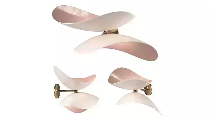 Venus Wall Sconces by Elsa Foulon