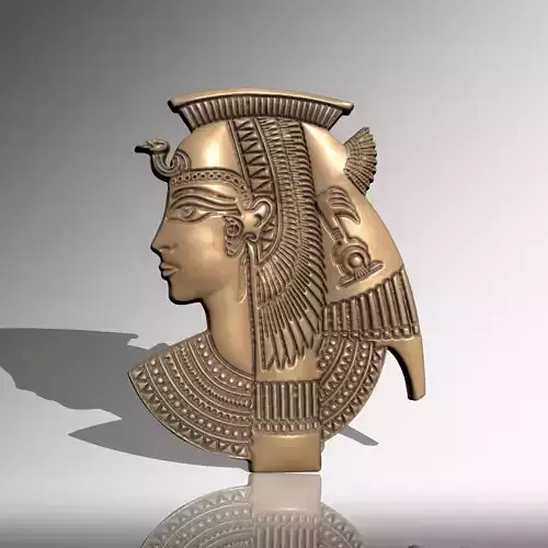 Cleopatra Queen of Kingdom of Egypt jewelry 3D print model