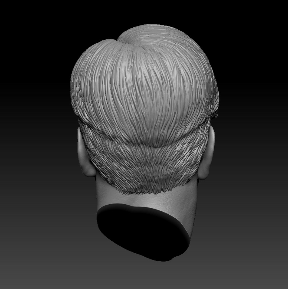 ALIEN  DAVID 8 MICHAEL FASSBENDER HEAD SCULPTURE 3D PRINT MODEL 3D print model_3