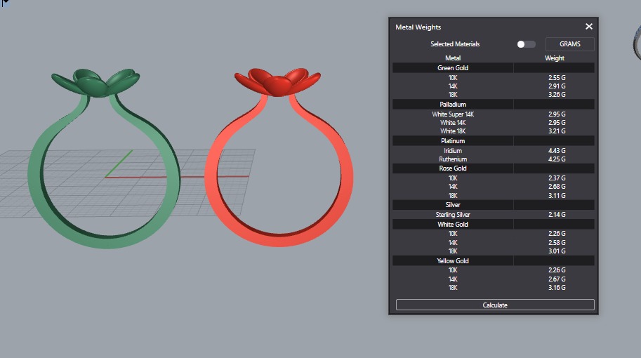 Flower Engagement Women Ring 3dm stl 3D print model 3D print model_11