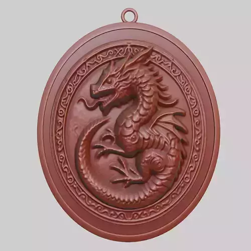 Salamander Animal Pendant Salamander Animal Medallion 
