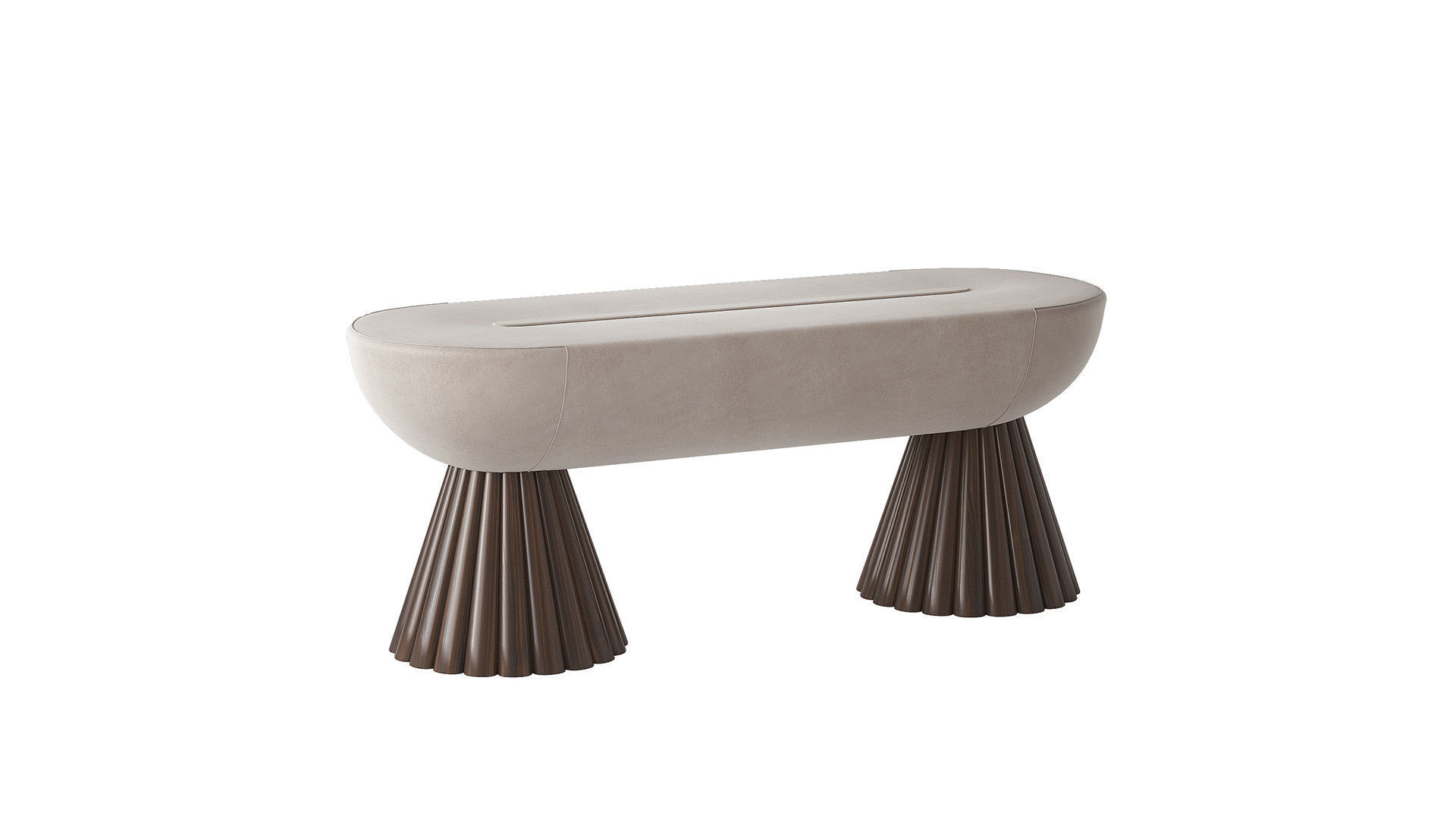 Bench and Pouffe Al Shaykh by Wonatti 3D model_3