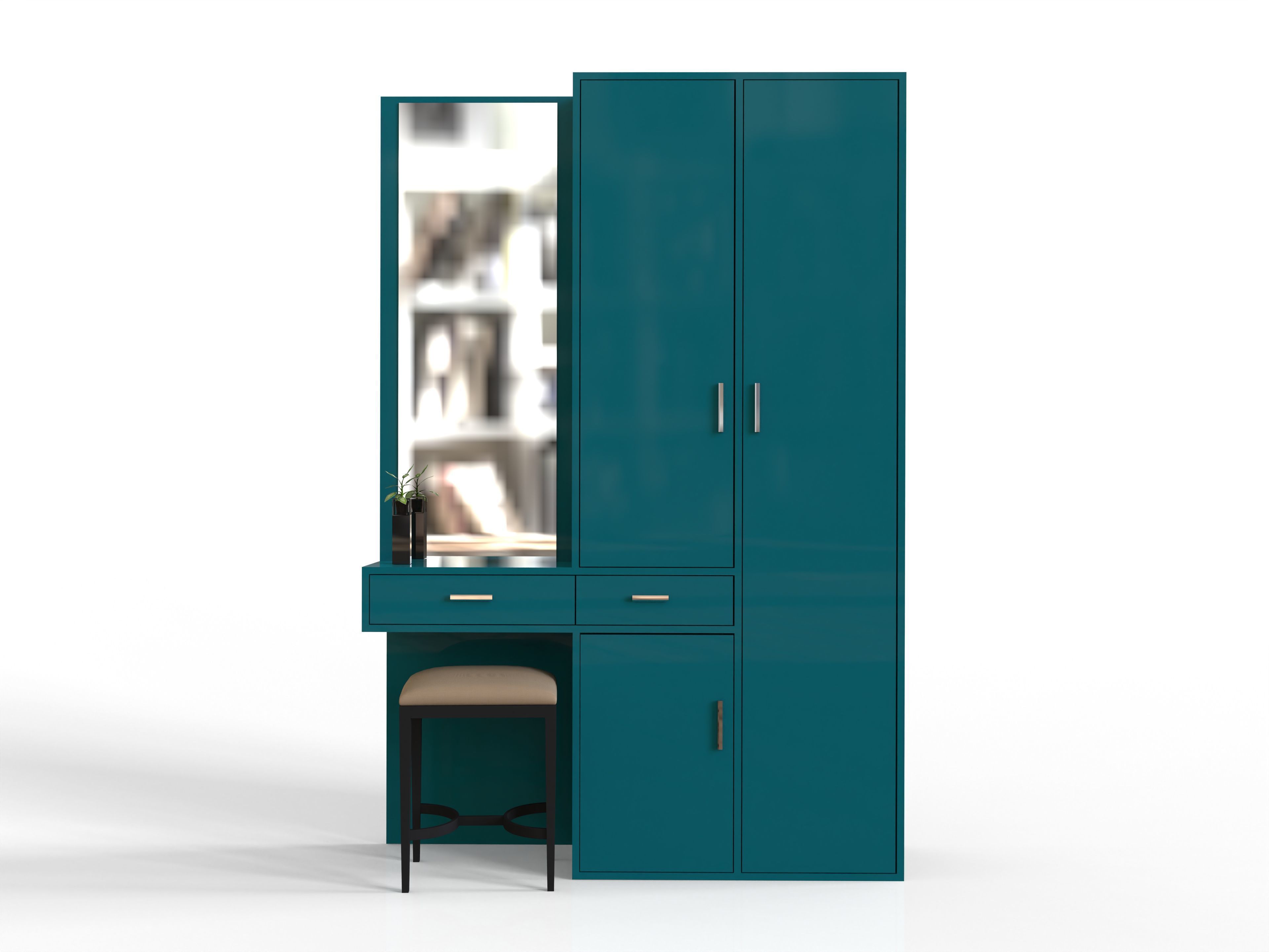 Drawing room Cabinet   Free 3D model_1
