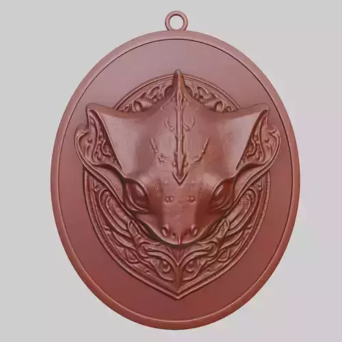 Stingray Animal Pendant Stingray Animal Medallion 