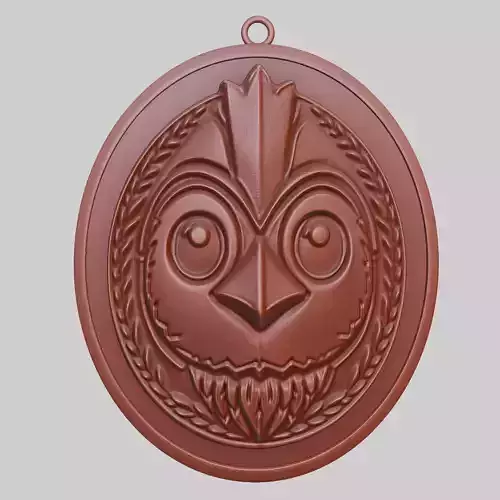 Penguin Animal Pendant Penguin Animal Medallion 