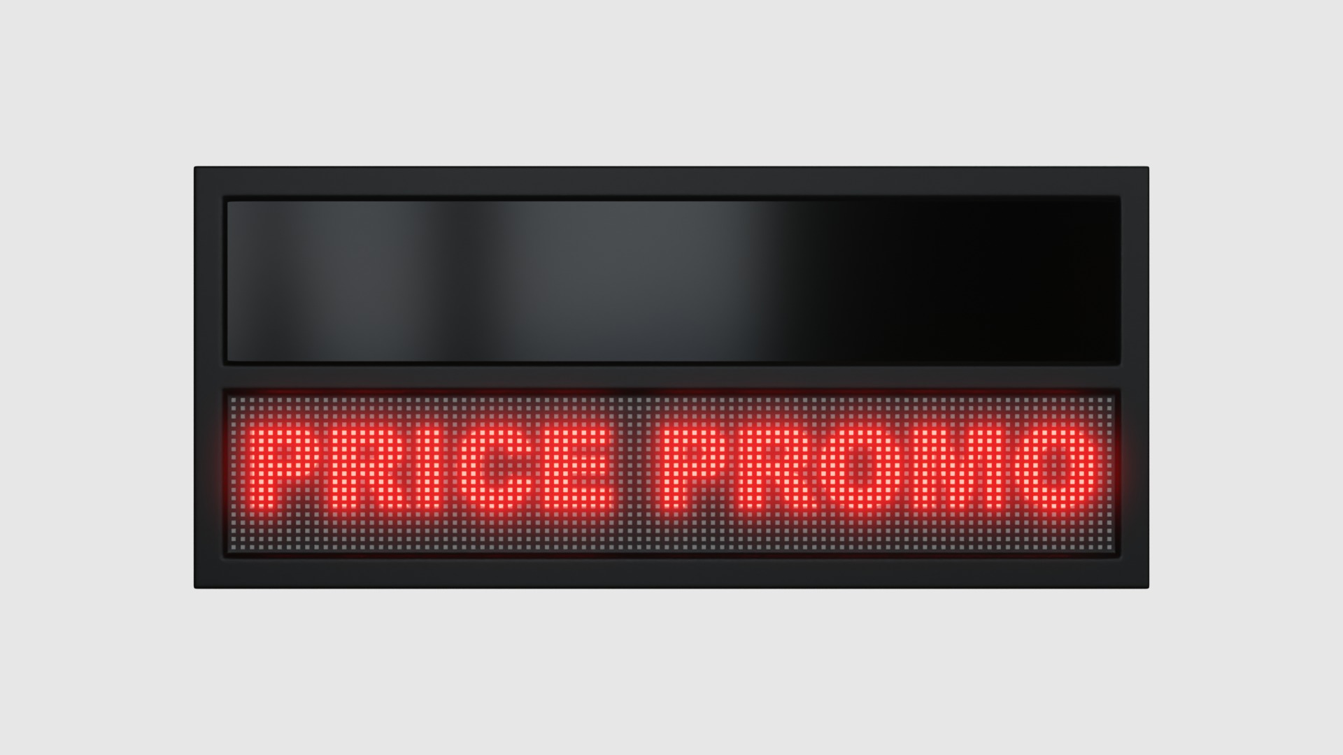 Display Running Text 3D model_3