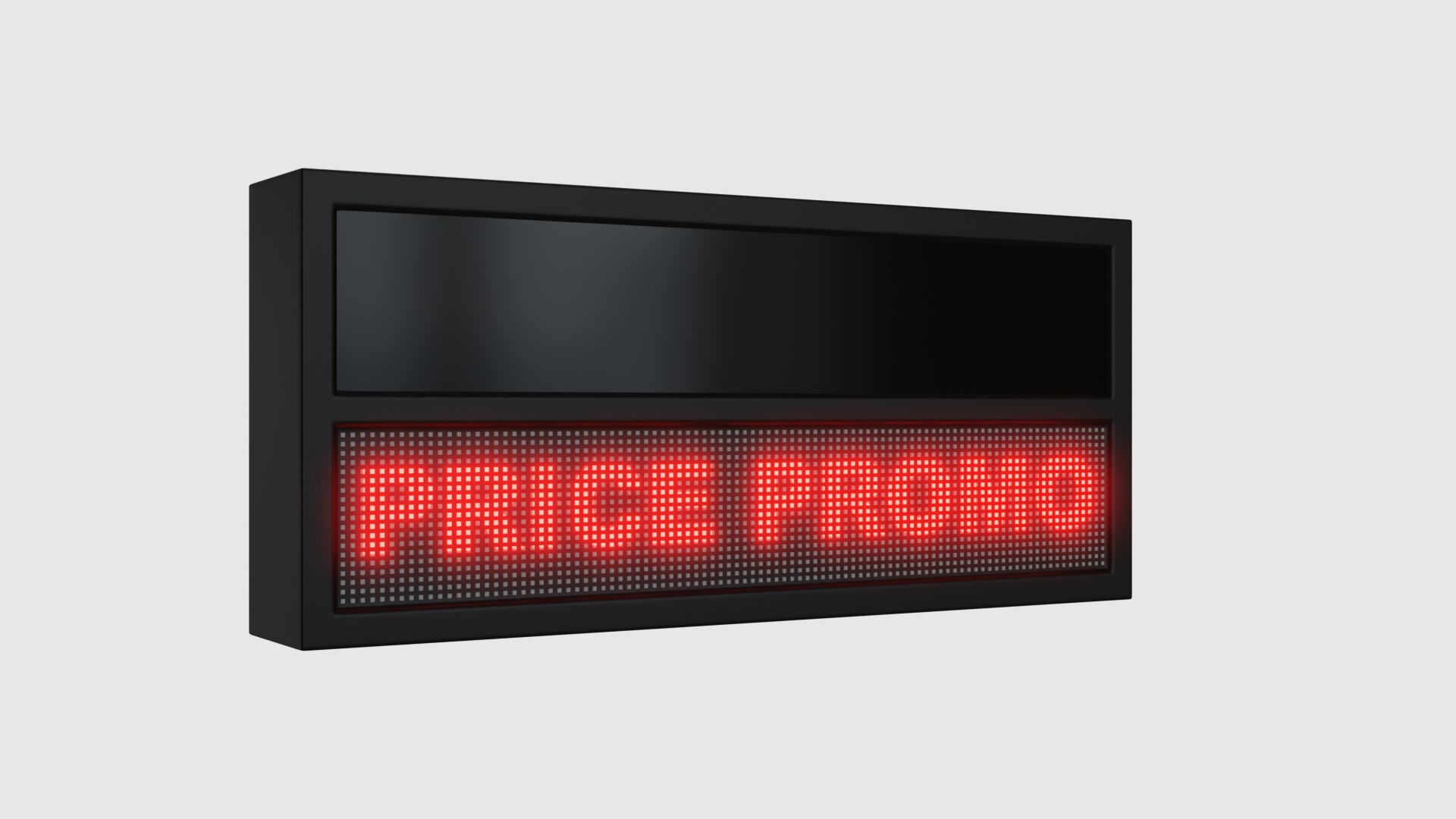 Display Running Text 3D model_2