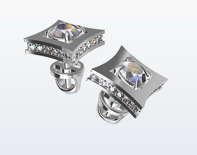 Earrings 3D print model