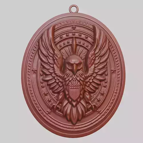 Eagle Animal Pendant Eagle Animal Medallion 