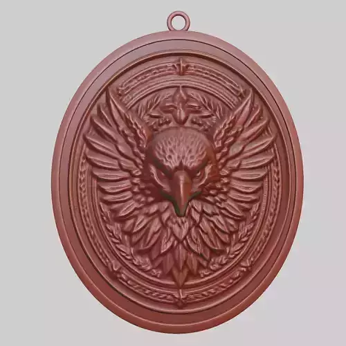 Eagle Animal Pendant Eagle Animal Medallion 