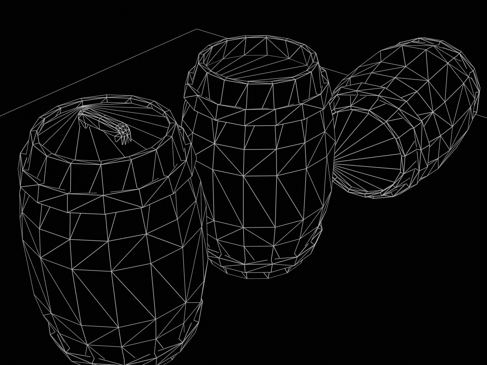 Stylized gameready barrel with oil Low-poly 3D model_11