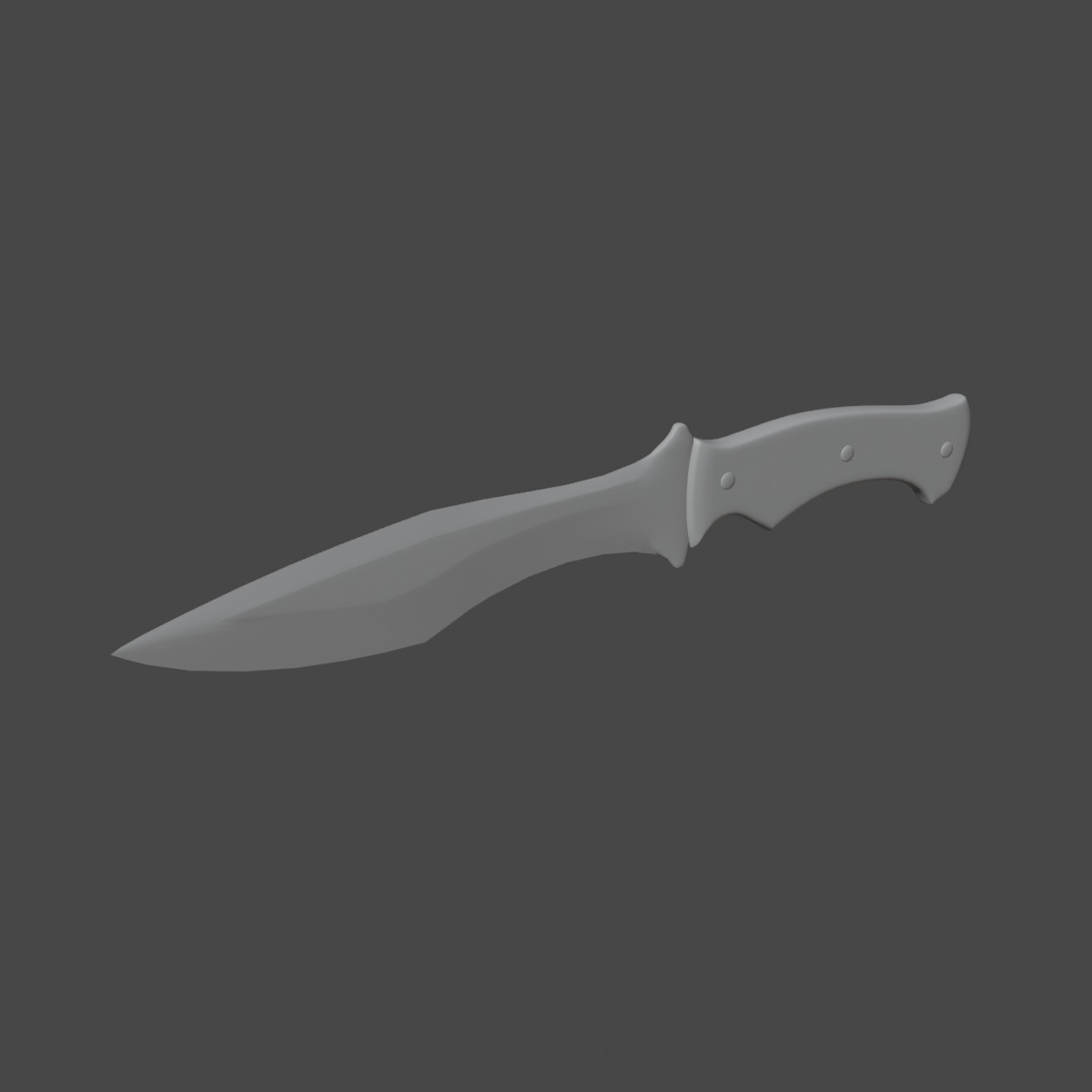 Kitchen Knife 03 3D model_8