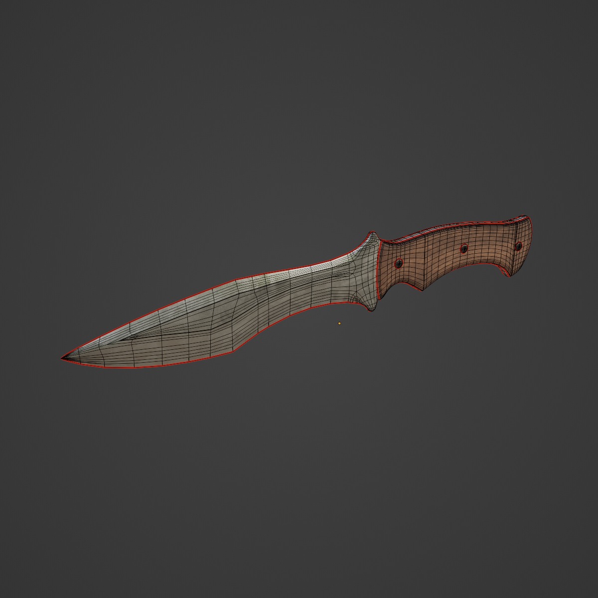 Kitchen Knife 03 3D model_7