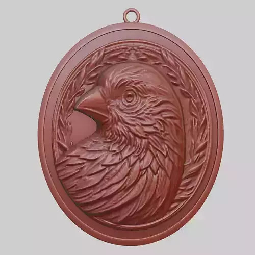 Canary Animal Pendant Canary Animal Medallion 