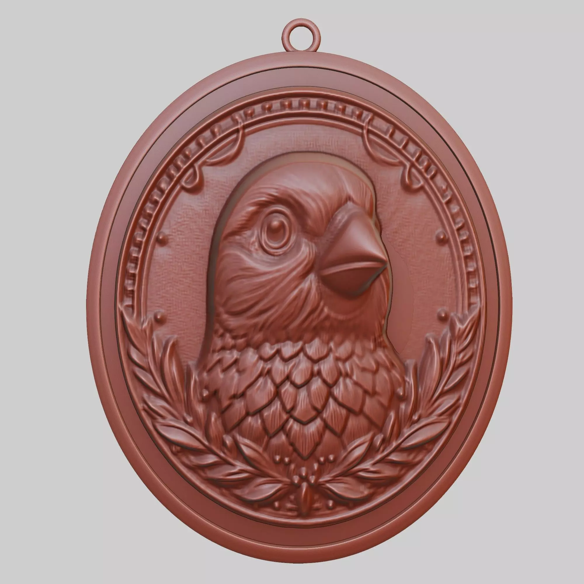 Canary Animal Pendant Canary Animal Medallion 3D print model