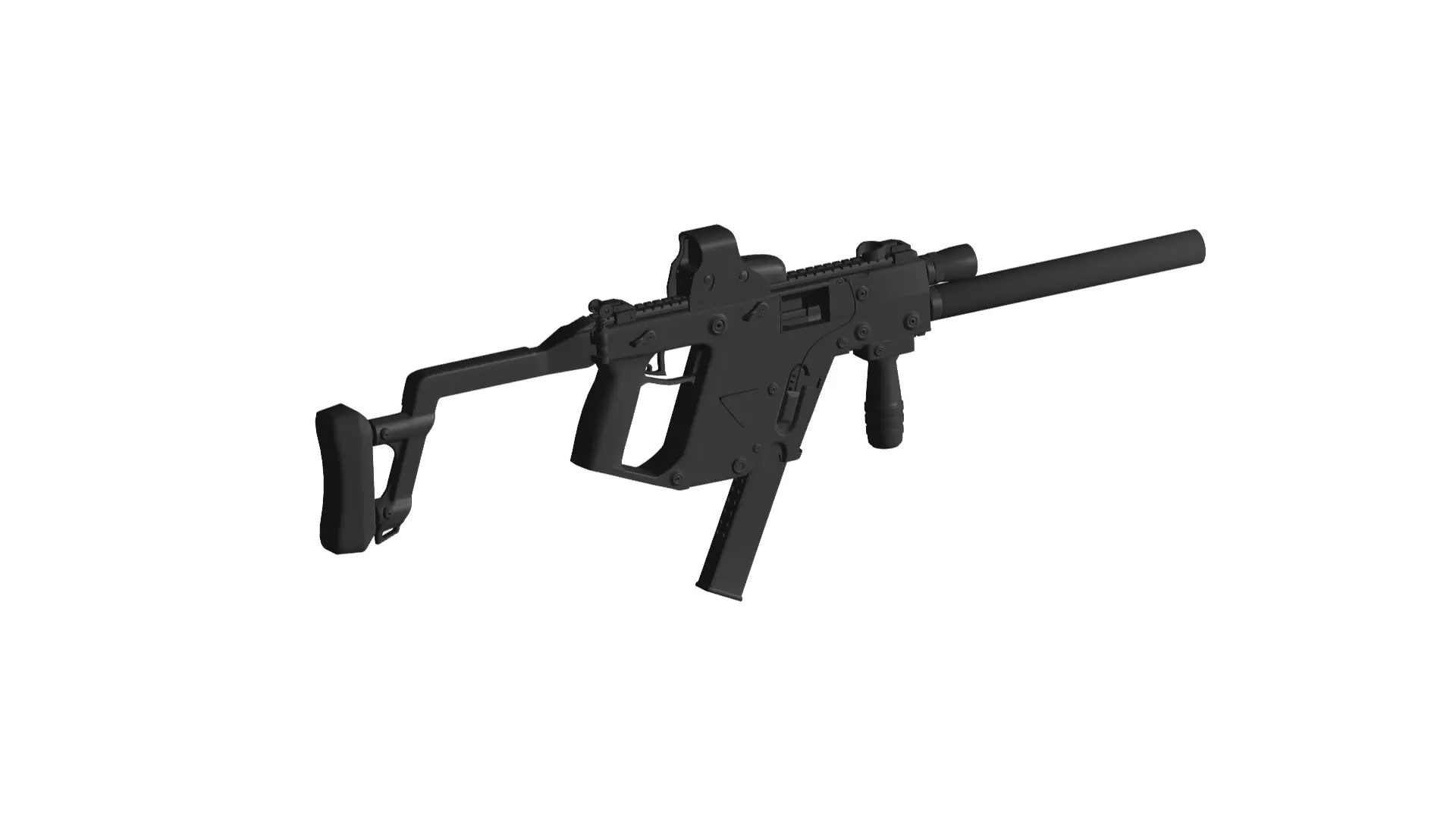 KRISS Vector submachine gun 3D model_0