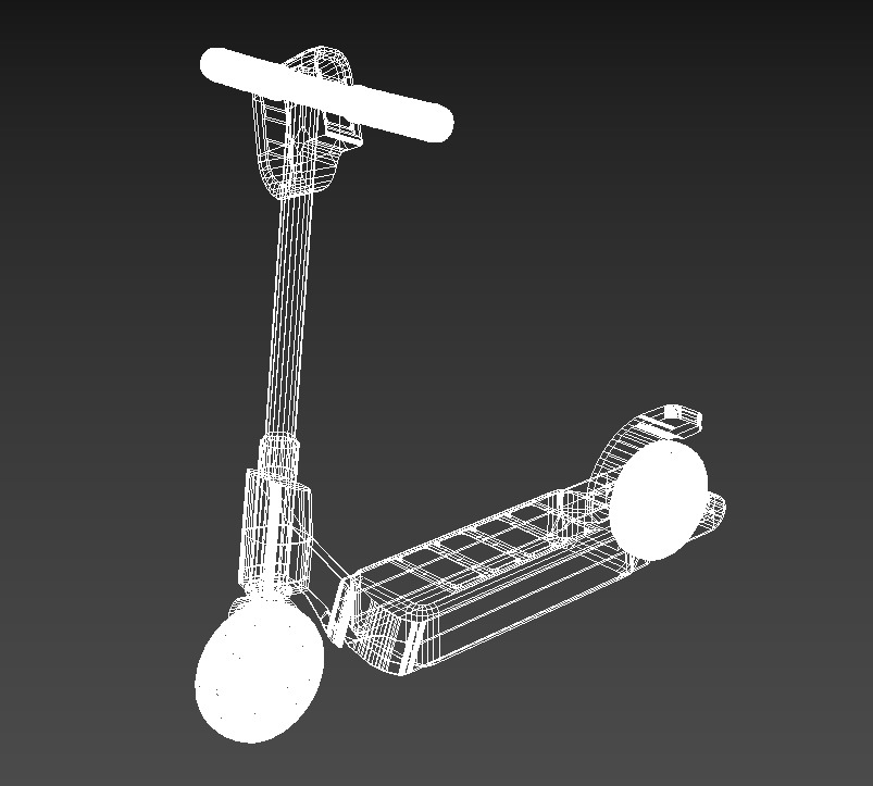 Scooter 3D model_4