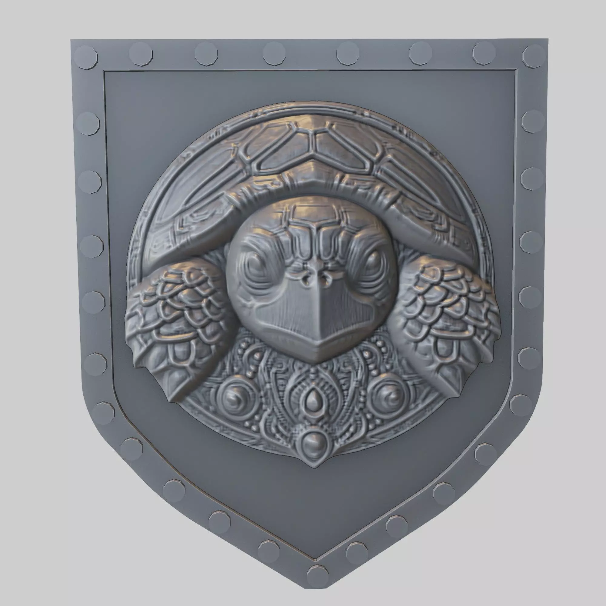 Sea Turtle Animal Wall Art Sea Turtle Animal Medallion  3D print model_0