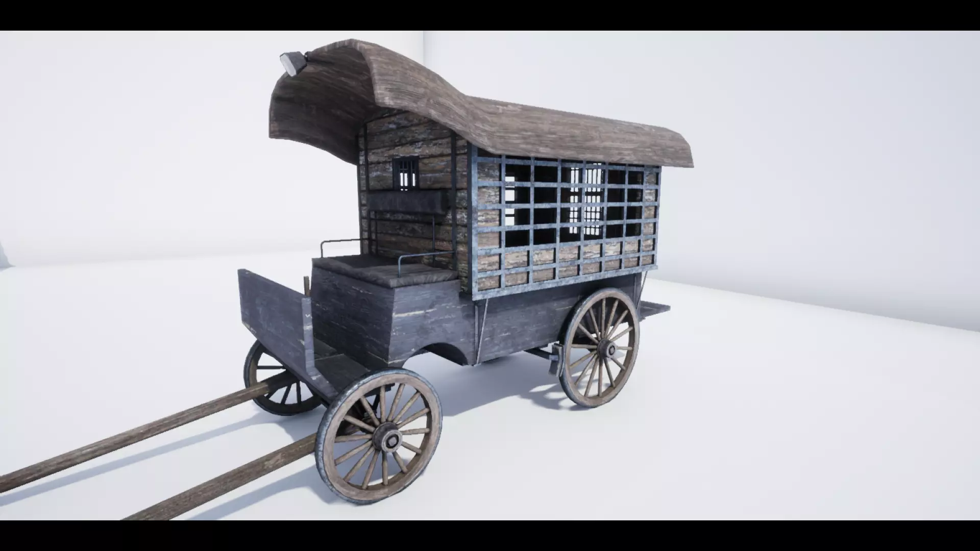 The Carriage 3 Low-poly 3D model