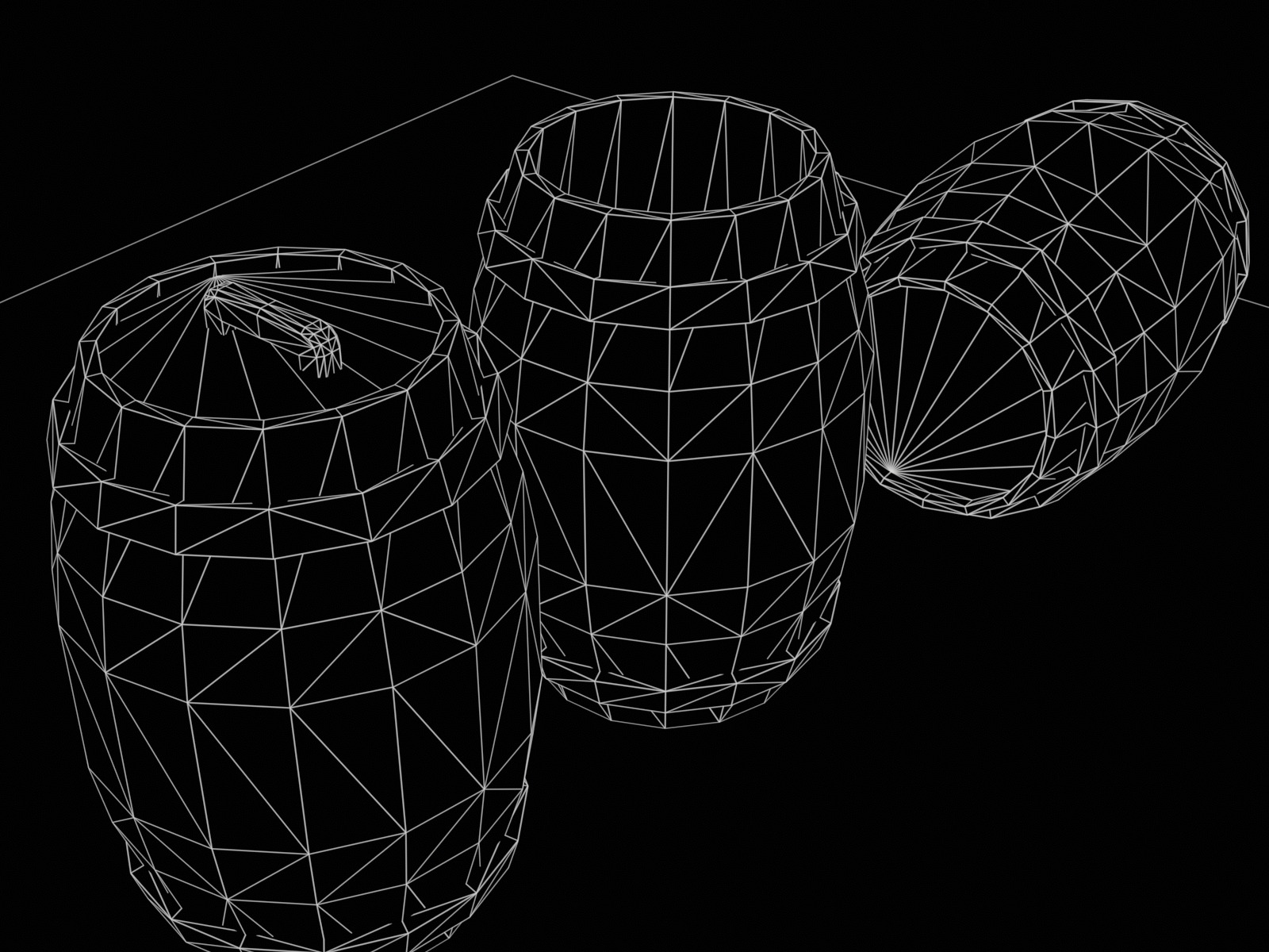 Stylized gameready empty barrel Low-poly 3D model_11