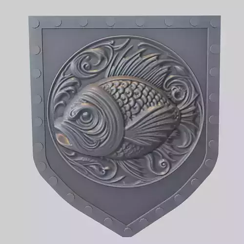 Fish Animal Wall Art Fish Animal Medallion 