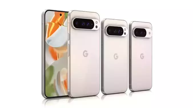 Google Pixel  9 and 9 Pro and 9 Pro XL  3D Model Collection