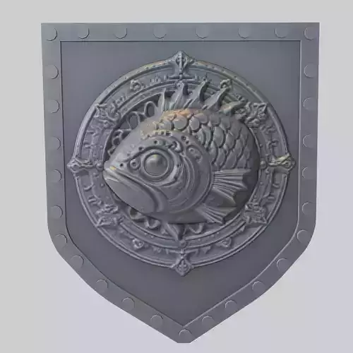 Fish Animal Wall Art Fish Animal Medallion 